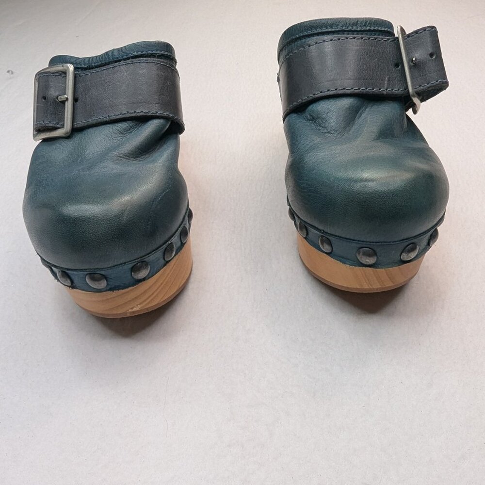 RARE Free People Culver City Clog  Women's Sandal size 37 Color Blue Color - Picture 4 of 16